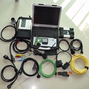 MB Star C5 SD لـ BMW ICOM TOURD 2IN1 SCAN مع HDD 1TB في الكمبيوتر المحمول CF30 4G التشخيص 3 سنوات ضمان