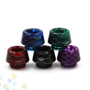 Paddestoelvorm 810 Epoxy Rip Tip Snake Skin Drip -tips voor TFV8 TFV12 Prince TFV8 Big Baby Smoking Accessories