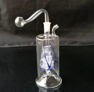 Segelform Glas Shisha Großhandel Glasbongs Rohre Wasserpfeifen Glaspfeife Rauchzubehör Zufällige Lieferung von Farben