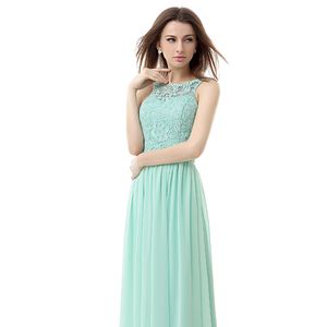 Qatar 2024 Freight Air Autumn Winter Neck And Back A Formal Evening Dresses The European And American Fashion Lace Long Dress Of Bridesmaid Dress