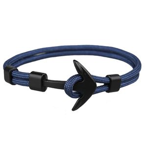 Neuer Stil, modisches, handgefertigtes Paracord-Anker-Gliederarmband für Herren und Damen, bunt gewebte Armbänder zum Verkauf