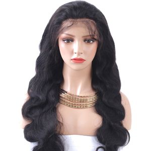 Full Lace Wig Body Wave Hair 20inch 22inch 24inch For Women With Baby Hair Brazilian Virgin Hair Lace Wigs Free Shipping