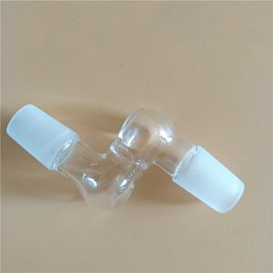 Adaptador de vidro bocal masculino, adaptador de vidro de 14mm e 18mm, bocal de vidro para bongos de água, imperdível
