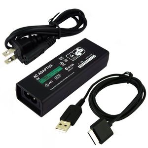 US EU Plug AC Adapter Power Supply Wall Home Charger Cable for PSP GO Console DHL FEDEX EMS FREE SHIP