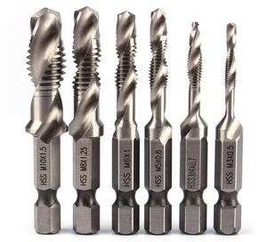 Hot Selling 6PSC HSS High Speed ​​Steel Drill Bits Set 1/4 