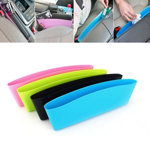 Car Storage Organizer Box for Mobile Phone Key Kits Leak-Proof Stowing Bins Bag Auto Seat Filler Trash Box