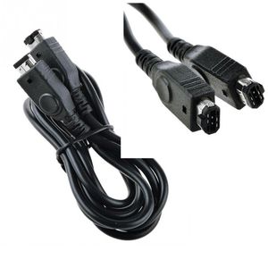 Två 2 spelare spellänk Connect Cable Cord Adapter Bly för Gameboy Advance GBA SP 120cm Högkvalitativt snabbfartyg