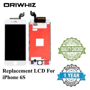 ORIWHIZ Real Photo Para iPhone 6s Display 3D Touch Screen Touch Screen Substituição Reparação Tela de 4,7 polegadas com Frame Branco Preto