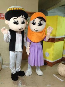 2018 lovers mascot costume cute cartoon clothing factory customized private custom props walking dolls doll clothing