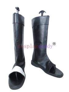 NARUTO Gaara il Kazekage Nero Cosplay Scarpe Stivali X002