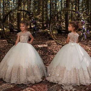 Великолепное кружевное пышное платье принцессы для маленьких девочек. Прозрачное пышное платье 2023 года для девочек. Бальное платье. Детская торжественная одежда. Платья для девочек с цветочным узором на свадьбу.
