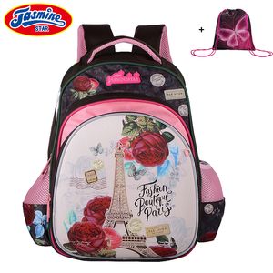 JASMINESTAR School Bags For Girls Cartoon Orthopedic Laptop Backpacks School Large Capacity Children School Bags For Teenagers Y18110107