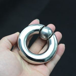 7 Taglie PA Anelli Cockring Acciaio inossidabile Mini Glande Anello Pene Ciondolo Svitare Piccola sfera Stile Testicolo Bondage Dispositivi Giocattolo sessuale per uomini BB-218