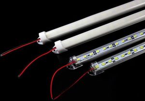 LED Bar Işıkları Kapalı Su Geçirmez 5630 SMD 50 cm 36 LEDs Sert Şerit Dolabı Açık Saf Sıcak Beyaz Kapak Ile DC12V