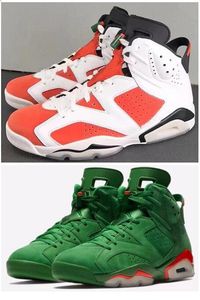 Лучшее качество Gatorade оранжевые баскетбольные кроссовки мужские Gatorade зеленые замшевые кроссовки с коробкой для обуви