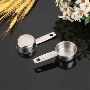 Measuring Cup Metal toptan satış-30 ml paslanmaz çelik ölçüm kaşığı mutfak pişirme araçları kahve çekirdekleri ölçüm fincan LZ1379