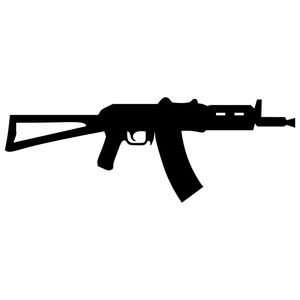 Wholesale car gun for sale - Group buy AK gun simplicity power style vinyl decals car sticker CA