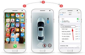 Wifi invertendo câmera traço cam estrela visão noturna câmera de visão traseira do carro mini corpo à prova de água tacógrafo para iphone e android260b