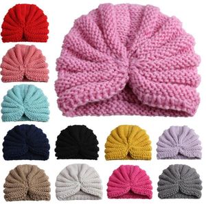 Warme Strickgarn Hut Indischer Stil Herbst Winter Warme Kleinkind Beanie Häkeln Jungen Mädchen Infant Kappe Nette Kind Sturbano Motorhaube