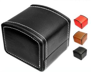 New Watch Boxes PU leather watch boxes Mens For Watch Box Woman's Men Watches Boxes Papers 5pcs