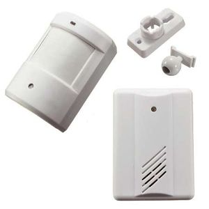 Digital Trådlös Dörrklockor Garage Motion Sensor Alarm Infraröd Trådlöst larmsystem med Mount Door Bell
