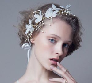 Filato di seta fatto a mano, copricapo da sposa, abito da sposa, accessori per modellismo, studio fotografico, accessori per lo styling.