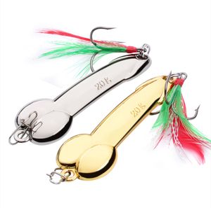 Spoon Fishing Lure Metal Jig Bait Crankbait Casting Sinker Spoons with Feather Treble Hooks for Trout Bass Spinner Baits on Sale