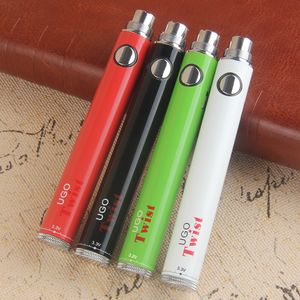 Ugo-Twist Battery Vape Pen Electronic Cigarette variable voltage 3.2V-4.8V mod FOR 510 ego thread Atomizer