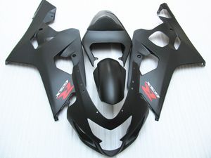 SUZUKI GSXR600 GSXR750 04 05 K4 için ücretsiz özel kiti kiti satış sonrası GSX-R600 / 750 2004 2005 siyah fairings set TM70