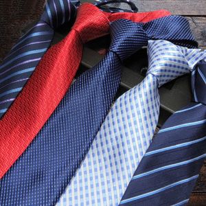 men's necktie striped ties for men stripes neckties business neckwear black tie accessory adult 8cm yellow red2933