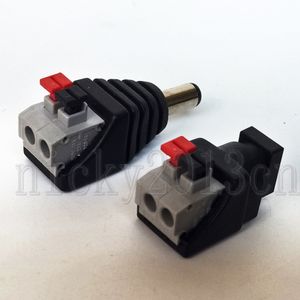 Lighting Accessories DC Connector Male Female Jack Plug Adapter 2.1mm 5.5mm Button Down for LED Strip Light