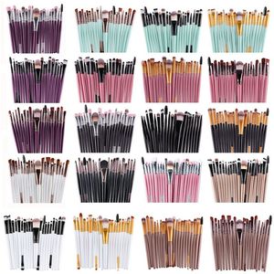 MAANGE 20Pcs/Pack Makeup Brushes Set Eye Shadow Foundation Power Eyebrow Lash Lip Contour Blending Beauty Cosmetic Brush Tool Maquiagem