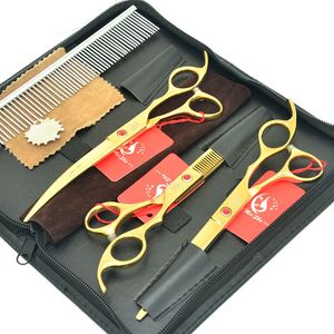 7.0 Polegadas Meisha Japão 440c Profissional Pet Tesoura De Corte Emagrecimento Clippers Ferramentas de Higiene Cão de Alta Qualidade / Cat Shears Suprimentos HB0093