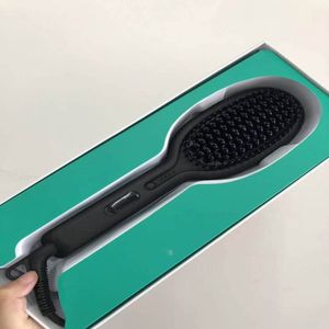 Wholesale straightening brush ceramic for sale - Group buy New Hot Glossie Ceramic Hair Straightening Brush Achieve Professional Styling Heat Control Ceramic Styling Brush Top Quality