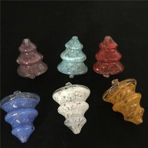 Universal Colored christmas trees glass UFO carb cap 36mm spire for Quartz banger Nails glass water pipes, dab oil rigs retail