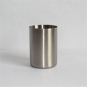 Stainless Steel Beer Cups Small Straight Body Saka Mug Solid Couple Rinse Cup Durable Mugs Classical Home Mug AAA1415