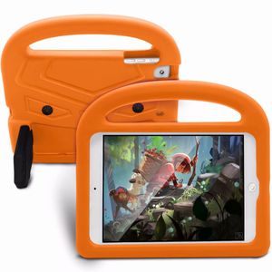 100pcs / lot 작은 참새 Shockproof 아이 방수 아기 안전 케이스 iPad 미니 1 2 3 4 핸들 스탠드 소프트 커버 태블릿 실리콘 케이스에 대 한 iPad 미니 4
