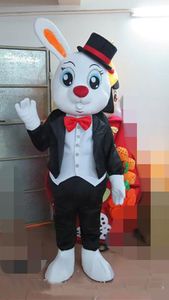 2018 venda Quente Animais Mr. rabbit Mascot Costume, frete grátis