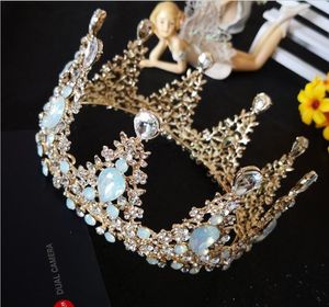 Ornamenti nuziali Corona barocca europea Principessa Principessa Compleanno corona ornamento corona