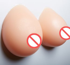 Links en rechterzijde verzamelen siliconen nep valse borst kruis dresser siliconen borstvorm siliconen borst borst prothese voor Stransgender