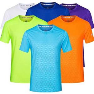 Men's Runing Breathable Anti-Wrinkle Anti-Pilling jerseys short sleeve polyester size S-3XL top quality