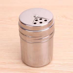 Zucchero Sale Pepe Barattolo Bottiglia Contenitore per condimenti in acciaio inossidabile Cucina Herb Spice Shaker Gadget da cucina Coffee Shaker