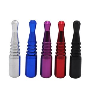 Big Torpedo Metal Pipe Circulating Mini Aluminium Alloy Small Cigarette Holder Filter Cigaretthållare