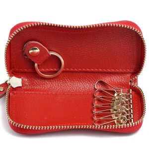 Anahtar çoklu renkler Fonksiyonlu ucuz, basit düz deri araba anahtarı cüzdan için sıcak satış promosyon hediye küçük çanta sahipleri