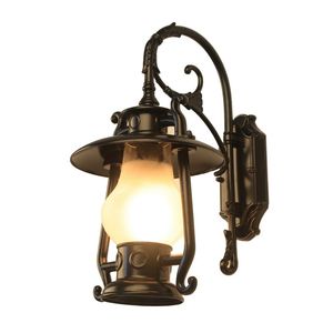 Outdoor waterproof Corridor Wall Lamp Vintage Villa European Glass kerosene Bottle Landscape Hallway Door Bedroom Bedside Wall Sconces