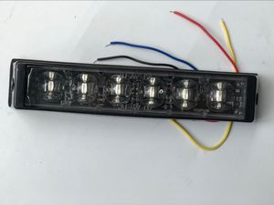 Högkvalitativ ljus 6 * 3W LED CAR-ytmontering Varningslampa, nödljus, Polisstävljus, 2st / 1lot, Vattentät IP67