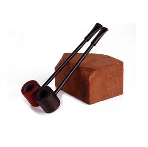 New strong sailors, solid wood, flat bottomed wax, mini pipe, man hammer, straight type smoking set.