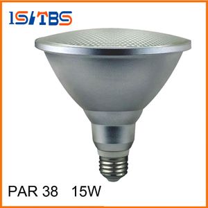 15W LED-lampor Par38 LED-punkt E27 Utomhus Vattentät Par 38 Lampa LED Spotlight Lamp Paraplylampa Ljus 110V 220V 240V 60 grader