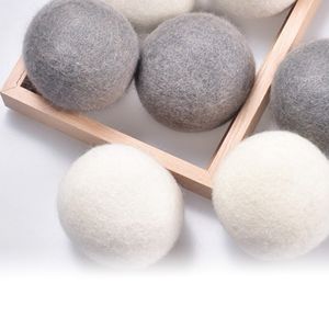 Lã de feltro secador de bolas de lavanderia bolas limpas tecido reutilizável Natural orgânico amaciante de roupa de feltro bola absorvente e rugas bola de secagem