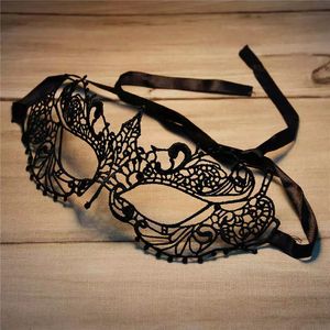 Spets halloween masker härlig fest venetian masquerade dekorationer halv ansikte lilja kvinna dam sexig mardi gras maskerar 2 färger